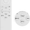 for Samsung Frame TV Remote Replacement, for 2018-2024 Samsung Frame Remote, Voice Function. for Crystal QLED QLED 4K 8K. Bn59-01391A(No Solar). (red)