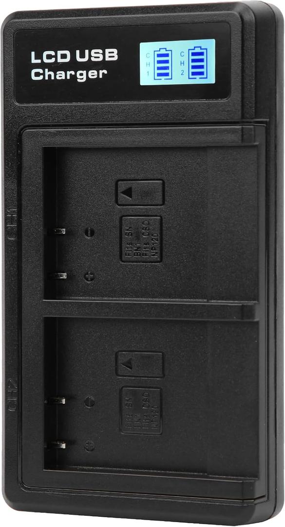 Plastic USB Interface Battery Charger, Camera Battery Charger, for Power Bank Outdoor Photography Camera Battery
