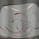 Corelle Vitrelle 6-Piece Salad Plate Set, Triple Layer Glass and Chip Resistant, Lightweight Square 8-1/2-Inch Plates Set, Splendor