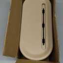 Cable Management Box,Desk Cord Organizer with Groove Cover,Plastic Cord Hider Box,Large Cable Box Organizer,Power Socket Management for TV/Computer/Router/Games Console Cable Storage (Milk Tea)