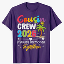 Cousin Crew 2026 Making Memories Family Matching Vacation T-Shirt Size L