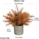 Fall Fake Potted Plants Artificial Plants for Shelf/Living Room/Wall/Home Decor (Fall)