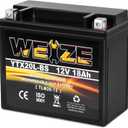 Weize YTX20L-BS High Performance Power Sports- Maintenance Free - Sealed AGM Battery ETX20L BS For Motorcycle ATV UTV snowmobile