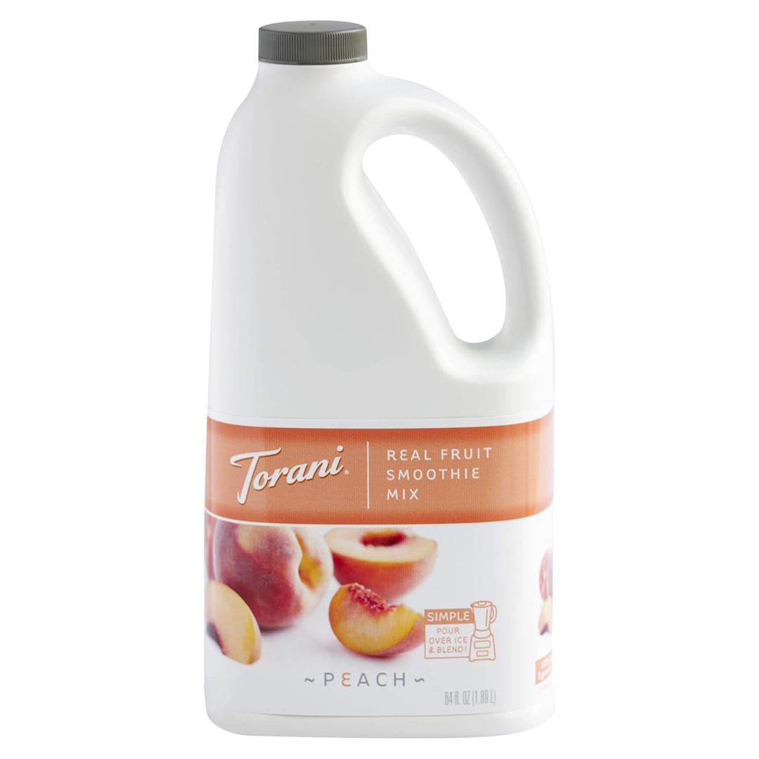 Torani Real Fruit Smoothie Smoothie Mix, Peach, 64 Ounce (64 Fl Oz (Pack of 1))