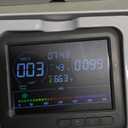 Professional Indoor Air Quality Monitor with 7X AQI,16 in 1 Portable Real-Time Detector for PM2.5 | PM10 | CO2 | TVOC | HCHO | Temp | Hum for Home Cars Plants Pets (Gray)