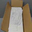 3 Light 12 Inch Semi Flush Mount Close to Ceiling Light Fixture,Off White Fabric Shade Black Finish for Bedroom,Living Room,Dining Room Hallway