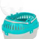 Trixie Pico Transport Crate, Small Pet Carrier, Portable Travel Carrier, for Small Pets, Hamsters, Guinea Pig, Lizards (11.8"L x 8.3"W x 9.1"H)