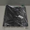 Vintage Hardback 3 Ring Binder 2 Inch, Professional Leather Binders 2 Inch D Ring, Holds 400 Sheets Capacity - Black