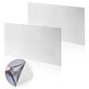 MorningRo 430 Stainless Steel Sheet Metal 24 x 12 Inches 24GA Metal Plates Panel #4 Brushed Finish Magnetic Mount Board Wall Food Truck Restaurant Kitchen Floor Trailer Garage Gym(2 Pack)
