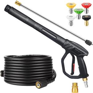 YAMATIC Pressure Washer Gun and Hose 25FT with Easy Pull Trigger - Ergonomics Handle - High Power Washer Hose and Wand Replacement for Honda, Excell, Simpson, Craftsman, Troy Bilt, Ryobi, Greenworks YAMATIC Pressure Washer Gun and Hose 25FT with Easy Pull Trigger - Ergonomics Handle - High Power Washer Hose and Wand Replacement for Honda, Excell, Simpson, Craftsman, Troy Bilt, Ryobi, Greenworks