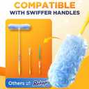 Heavy Duty Duster Refills for Swiffer Duster, 20 Count Duster Refills with 1 Handle, Multisurface 360 Dusters with 4X Microfibers, Unscented Disposable Dusters for Cleaning
