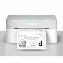 MUNBYN Bluetooth Thermal Label Printer RW403B, Wireless 4x6 Shipping Label Printer for Small Business, Compatible with Android, iPhone, Windows, Mac, Chromebook, Print Width 1.57"-4.25" (Grey)