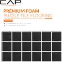 CAP Puzzle Exercise Mats | 1/2 Thick EVA Interlocking Foam Tiles for Home Gym Flooring | Multiple Options