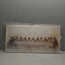 WAXWHELK The Last Supper Wall Decor Canvas Painting for Dining Room Modern Christian Jesus Art Religious Picture for Home and Restaurant, 32L x 16W