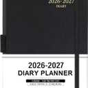 2026-2027 Appointment Book & Planner - Jul 2026 - Jun 2027, Daily Hourly Planner, 5.75" X 8.25", 60-Minute Interval, Faux Soft Leather Cover, Premium Paper, Academic Planner, Pen Holder, Inner Pocket