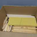 BeeCastle Heavy Wax Coated Langstroth Unassembled Deep/Brood Box with Frames and Beeswax Coated Foundation Sheet (8 Frame)