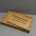 Premium Bathtub Tray Caddy, Expandable Bath Tray, Unique House Warming Gifts, New Home, Anniversary and Wedding Gifts for Couple, Bridal Shower Gift for Women