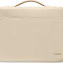 tomtoc 360 Protective Laptop Case Sleeve for 15-inch MacBook Air M4/A3241 2025, M3/A3114 2024, M2/A2941, 15-inch Surface Laptop 7(Copilot+ PC) 6/5/4/3, Dell XPS 15 Plus, Water-Resistant Computer Case (15-inch for New MacBook Air, Khaki)