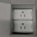 Kasa Smart Plug, Matter Compatible, Energy Monitoring, Compact Design, 15A/1800W Max, Super Easy Setup, Works with Apple Home, Alexa & Google Home, UL Certified, 2.4G Wi-Fi Only, White, KP125M(2-Pack)