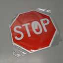 2-pack Stop Signs Red Stop Signage Aluminum Traffic Sign Warning Sign with 2 Pre-drilled Mount Holes, 30 X 30 cm