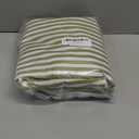 Walrus Heavy Duty Vinyl Tablecloth with Flannel Backing Waterproof Oil-Proof Plastic Table Cloth Stain-Resistant Wipeable Rectangle or Square Table Cover for Indoor and Outdoor (Stripe, 60X102 Inch)