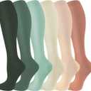 bropite Compression Socks for Women & Men Circulation-Support Knee High Socks 20-30 mmhg-Best for Running,Medical,Nurse,Travel (Large-X-Large, 01B- 44 -Assorted 44)