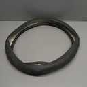 Grey Contour Grip Steering Wheel Cover