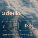 Derila King Size Cooling Pillowcase | Optimal Temperature Control for Your Memory Foam Pillow for Perfect Sleep. Quality Material White Pillowcase ensures Anti Snore Pillows (King Size (23.6" x 13.4" x 4.3"))