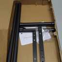 STORAGE MANIAC Long Expandable Shoe Rack, 6 Pairs Metal Wide Stackable Shoe Rack, Adjustable Shoes Shelf, Freestanding Shoes Organizer for Closet, Entryway, Hallway, Garage, Front Door, 1 Tier (Black)