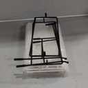 Gibson Elite Gracious Dining 3-Tier Serving Display Stand, Rectangular White Porcelain Plates, Tiered Serving Display - Elegant Food Presentation Display for Parties, Catering, Entertaining Events