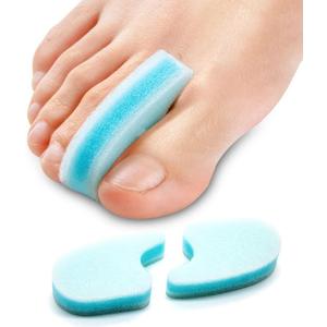 Sumiwish Foam Toe Separators, 20 Pack Breathable Toe Spacers, Reduce Friction and Relieve Corns Pain, Overlapping Toes Corrector - (Blue)