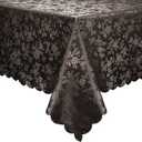 Smiry Rectangle Table Cloth, Waterproof Heavy Duty Vinyl Tablecloths, Wipeable Washable Table Cover for Kitchen and Dining Room (Coffee, 52" X 70")