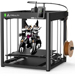 Creality Ender 5 Max 3D Printer, Build Volume 15.75x15.75x15.75 inch, 700mm/s Max Printing Speed Large 3D Printer, Auto Leveling 300 High Temp Precise Linear Rail Dual Z Axis