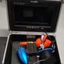 Underwater Fishing Camera, 7" LCD Monitor with 10000mAh, Waterproof Portable Fish Finder, Underwater Camera for Fishing & Ice Fishing, 32GB DVR, IR LED 98FT Fish Cam for Ice Lake Boat Fishing