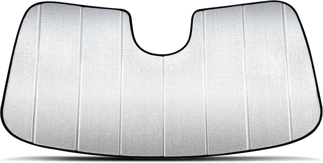 Custom Fit Windshield Foldable Sunshade for 2024 2025 Mazda CX-90 SUV, PHEV, Compact Reflective Sun Shade Block UV Rays Visor Protector Folding Insulation Accessories (Made in USA)