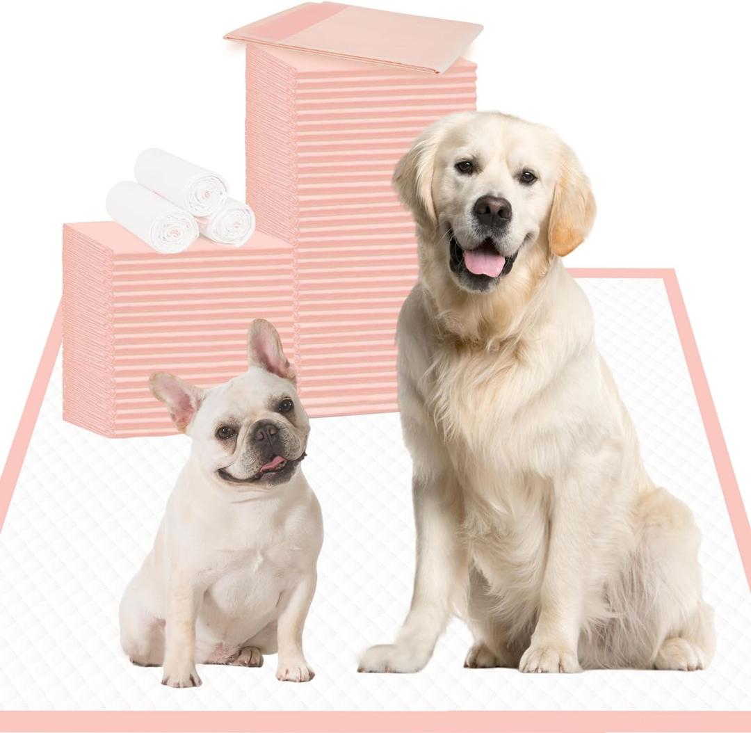 XXL Puppy Pads 35 Count, Dog Pee Pads Extra Large 36"  36", Pink Doggy PadsDisposable Training Pads, Super Absorbent & Leak-Proof & Quick Drying Potty Pads