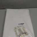 H.VERSAILTEX 108 inch Curtains, Linen Blackout Curtains 100% Absolutely Blackout, Thermal Insulated Textured Linen Look Curtain Draperies Anti-Rust Grommet, 2 Panels Bright White