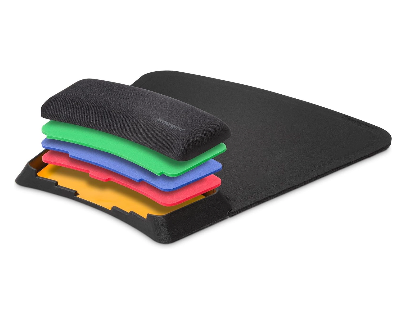 Kensington SmartFit Mouse Pad with Ergonomic Wrist Rest (K55793AM), Black, 10.4" x 10.3", 10.4L x 10.3W inches