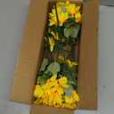 TURNMEON 28Pcs Sunflowers Artificial Flowers for Outdoors Summer Decor, 4 Pack Fake Flowers Silk Faux Sunflower Bouquet Arrangement for Vase Wedding Table Indoor Home Grave Flowers Cemetery Decor