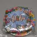 Summer Birthday Party Decorations,Aloha Tropical Party Tableware Hawaiian Plates and Napkins Party Supplies for Hawaiian Luau Party Theme Birthday Decorations