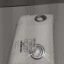 NICETOWN White Sheer Linen Curtains for Living Room 84 inch Length 2 Panels Set, Grommet Semi Sheer Privacy with Light Filtering Flax Window Treatments for Bedroom, W52 x L84