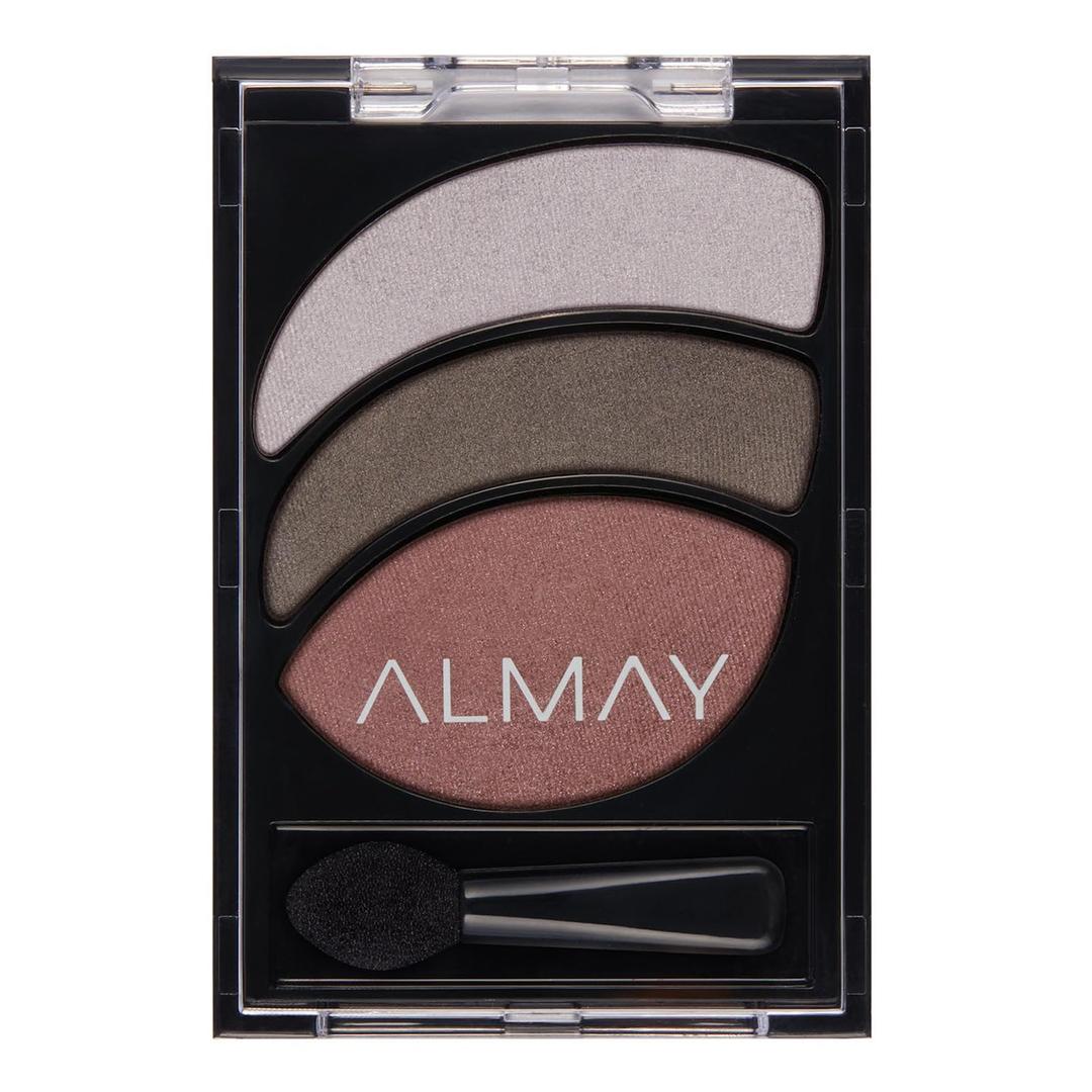 Almay Shadow Trio Palette, Longlasting Smoky Eyeshadow Makeup, Three Shades, Hypoallergenic, 010 Mulberry Moonlight, 0.087 oz (1.4 ounce (Pack of 1))
