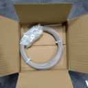 1/16 Wire Rope, 100FT 304 Stainless Steel Cable with 50Pcs Crimp Sleeves, Aircraft Grade, 7x7 Strand, 368lbs Breaking Strength, for Garden Trellis, Clothesline, Railing,Trellis