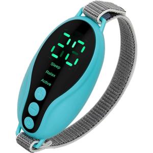 Sleep Aid Device Handheld Low Frequency Pulse of microcurrent Sleep Machine Insomnia Relief Anxiety Help Sleep (Blue, Standard)