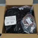 Black Burner Drip Pans WB31M19(8) WB31M20(6) Electric Stove Burner Replacement WB30M1(6") WB30M2(8")&WB17T10006 Terminal Block Compatible for G-E Hot-point Ken-more by MIFLUS