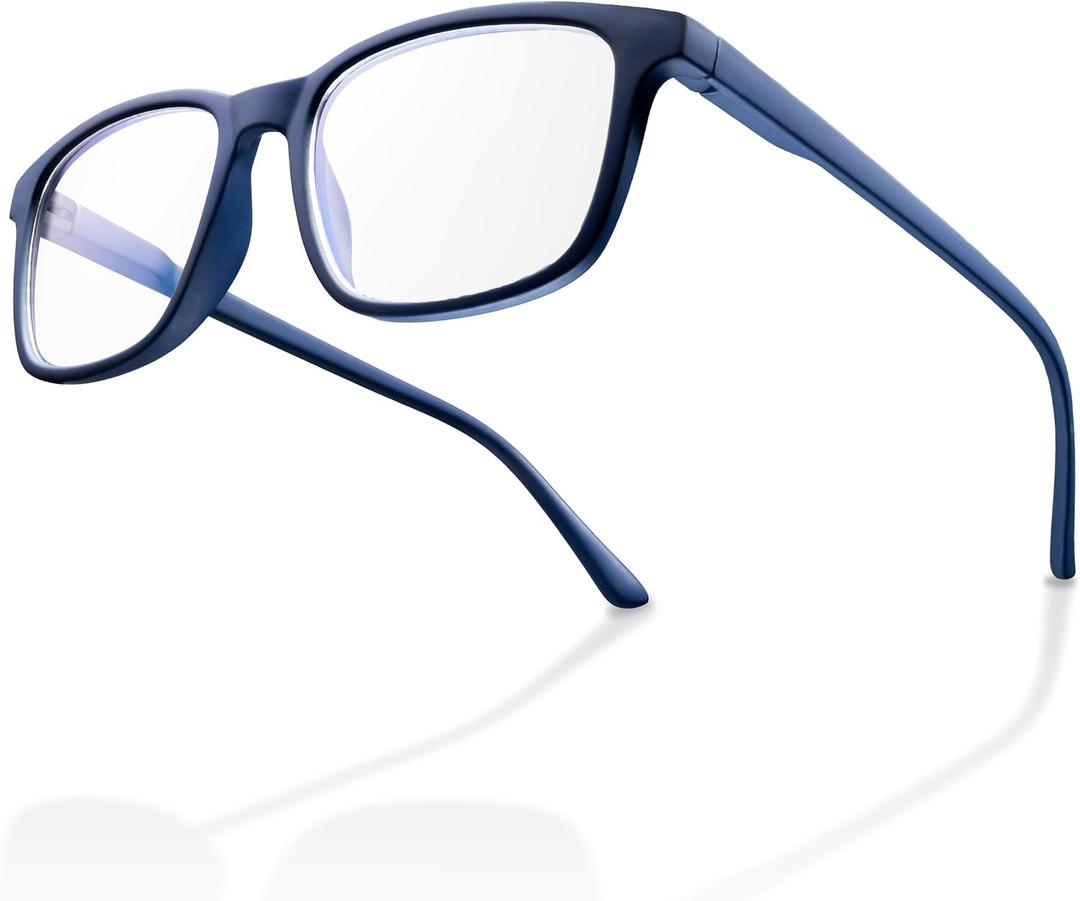 Prospek Blue Light Blocking Glasses Clear Lens for Office&Work, Yellow/Amber Lens - Evening Use, Reduce Eye Strain, Unisex