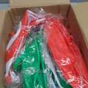 15 Pack Large Outdoor Christmas Decorations, Weatherproof Inflatable Christmas Balls for Yard, Patio, or Front Door, Perfect Inflatable Ornaments Outdoor for Holiday Dcor (9 Inch Balls)