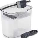 Progressive ProKeeper 1.4 Quart Airtight Powdered Sugar Storage Container,Grey