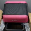 Circuit Fitness by Marcy 16 x 16 inches Adjustable Height Aerobic Step Platform with Adjustable Risers, Non-Slip Rubber Surface, Home Exercise Fitness Training, Multiple Color Options (American Pink - 4 Risers)