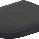 Duravit 0064591300 Happy D.2 Elongated Closed-Front Toilet Seat with Soft Close and Quick Release - Anthracite Matte